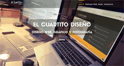 Desktop Screenshot of elcuartito.es