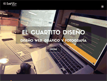 Tablet Screenshot of elcuartito.es
